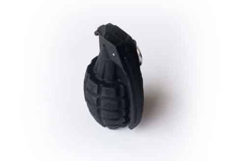 Rubber Dummy MKII Grenade removable pin steel core