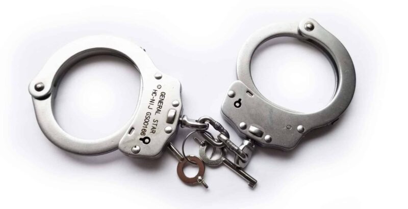 STEEL HANDCUFFS 01 Steel Handcuffs with 2 keys