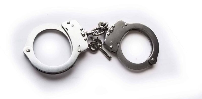 STEEL HANDCUFFS 01 Steel Handcuffs with 2 keys
