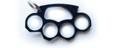 Polymer Knuckles Black Self Defense