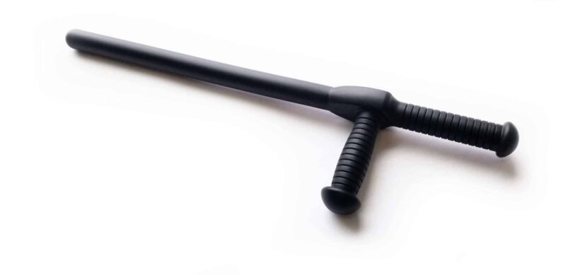 NIGHTCLUB TONFA 02 Polypropylene/ABS Police issue grade riot control tactical nightclub/tonfa. Comes with nylon holster.