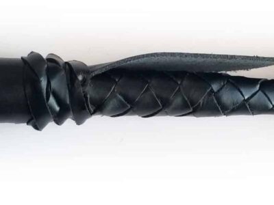 Heavy Leather Tactical Blackjack for martial arts/riot control training. Leather wrapped steel with hand strap.
