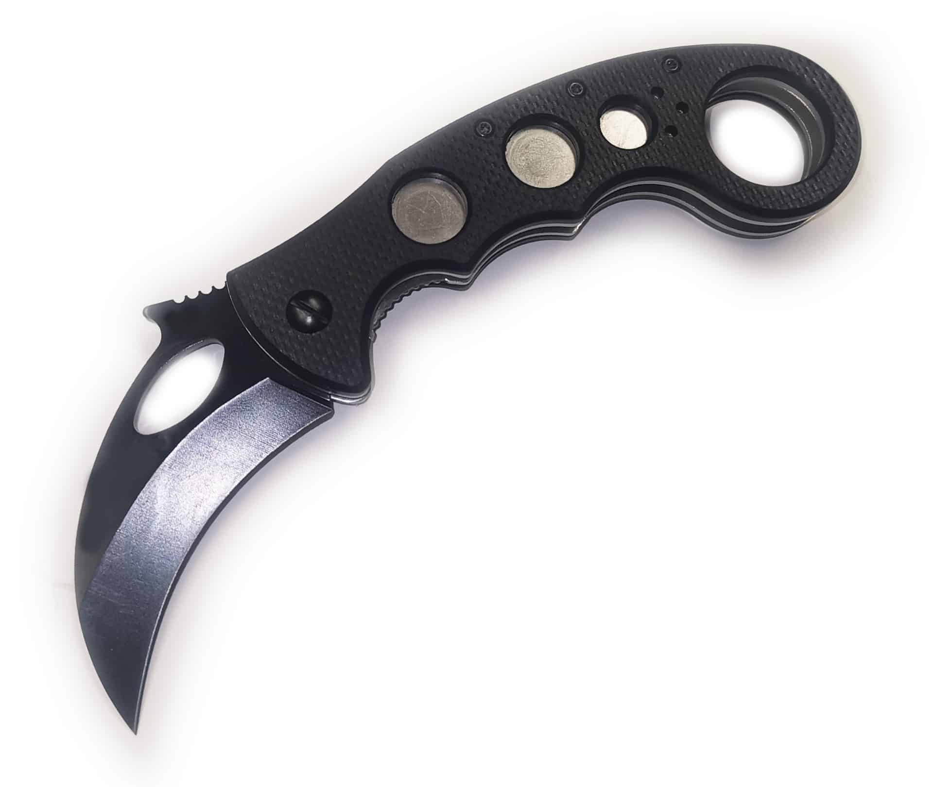 Folding Karambit BLK D2 - Canadian Tactical Gadgets