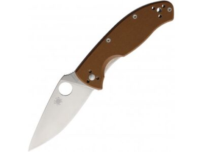 SPYDERCO TENACIOUS LINERLOCK KNIFE BROWN