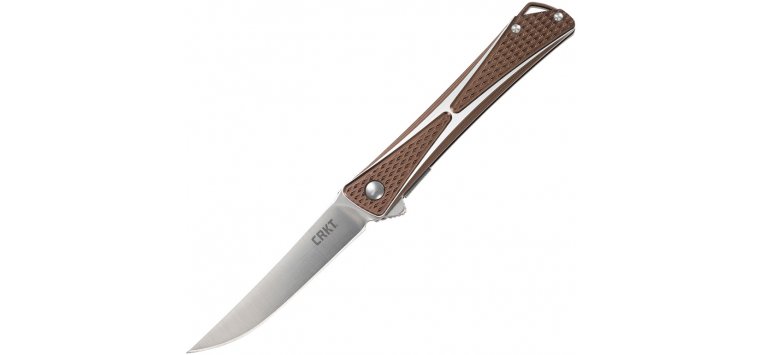 18-88677-product_primary_image CRKT CROSSBONES BRONZE LINERLOCK KNIFE