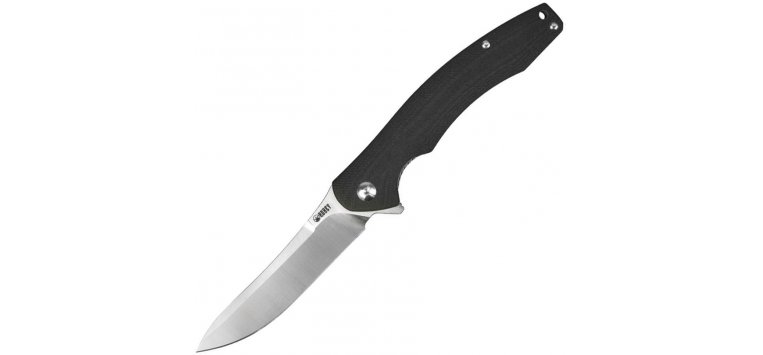 KUBEY SLIM EDC LINERLOCK KNIFE BLACK