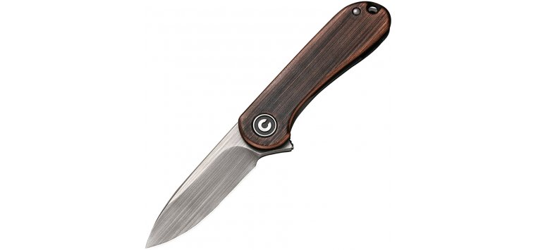 CIVIVI MINI ELEMENTUM FRAMELOCK MICRO KNIFE BRASS