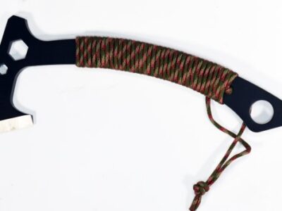para-0s TACTICAL TOMAHAWK - PARACORD WRAP HANDLE W/ SHEATH