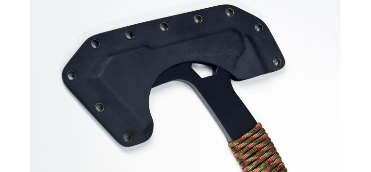 TACTICAL TOMAHAWK - PARACORD WRAP HANDLE W/ SHEATH