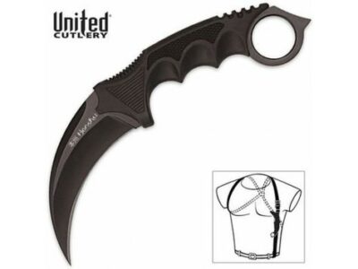 ttu54__97639.1376676297 UNITED CUTLERY HONSHU FIXED KARAMBIT BLK